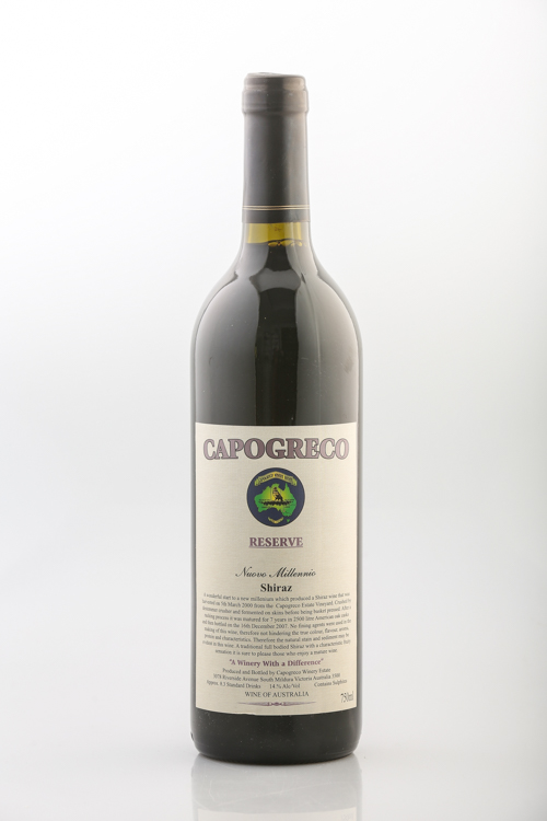 Capogreco Reserve Shiraz Wine - Sunraysia Cellar Door - Mildura
